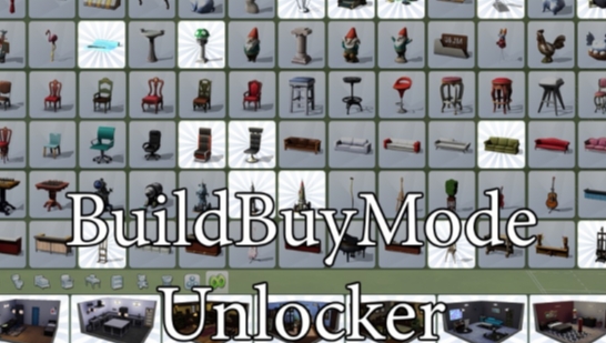 BuildBuyMode-解锁家具及房间