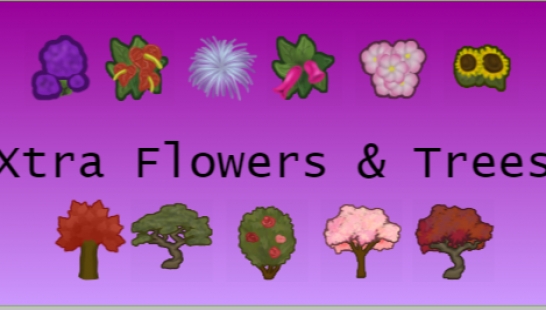 [Mod搬运+说明汉化][V1.0][植物]VGP Xtra Trees and Flowers-VGP额外的花卉与树木