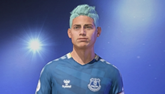 FIFA22 J罗青色头发面补