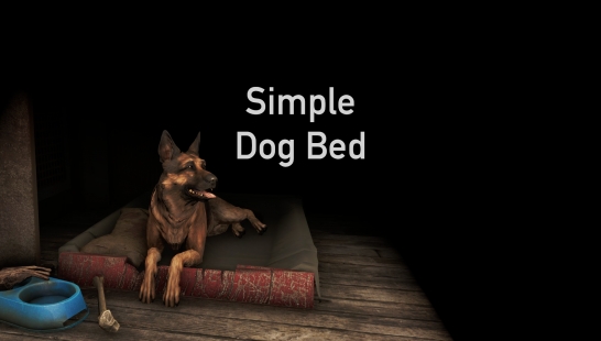 简单的狗床
