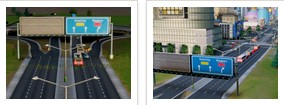 模拟城市5 高速出入口标识牌MOD