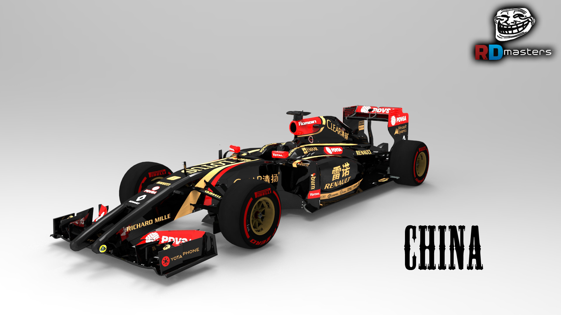F1 2014 路特斯车队高清车体+多种商标选择MOD