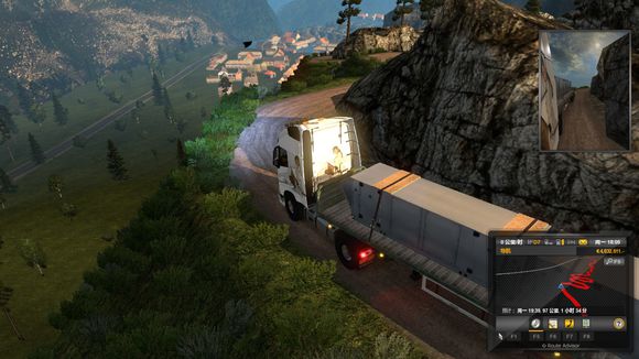 欧洲卡车模拟2 山路地图MOD