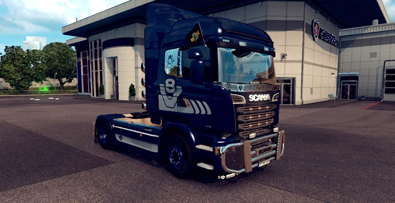 欧洲卡车模拟2 斯堪尼亞R&amp;S系列改裝配件DLCMOD