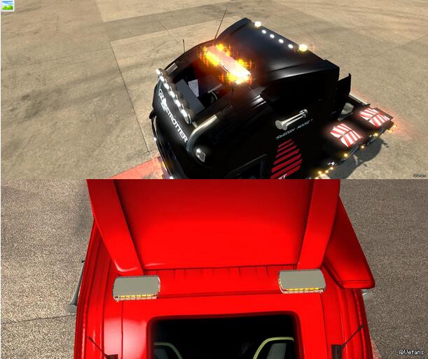 欧洲卡车模拟2 v1.28全卡车车型的闪光灯塔MODv1.3.1