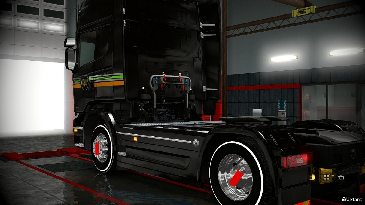 欧洲卡车模拟2 1.28斯堪尼亚美铝制轮毂MOD v1.0