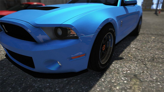 侠盗猎车5 2010款福特野马Shellby GT500肌肉跑车MOD