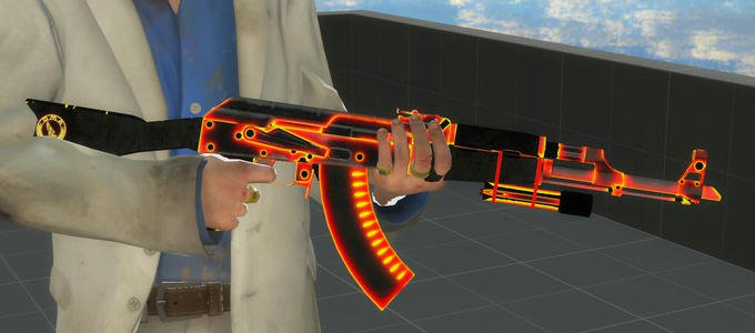 求生之路2 CSGOAK-47炽热突击步枪MOD